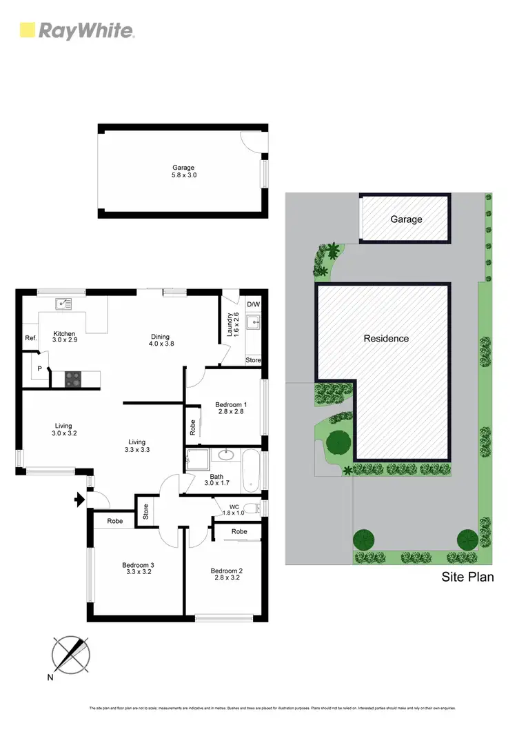Floorplan of Homely townhouse listing, 1/634 Warrigal Road, Oakleigh South VIC 3167