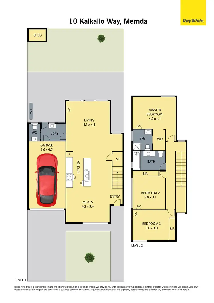Floorplan of Homely house listing, 10 Kalkallo Way, Mernda VIC 3754