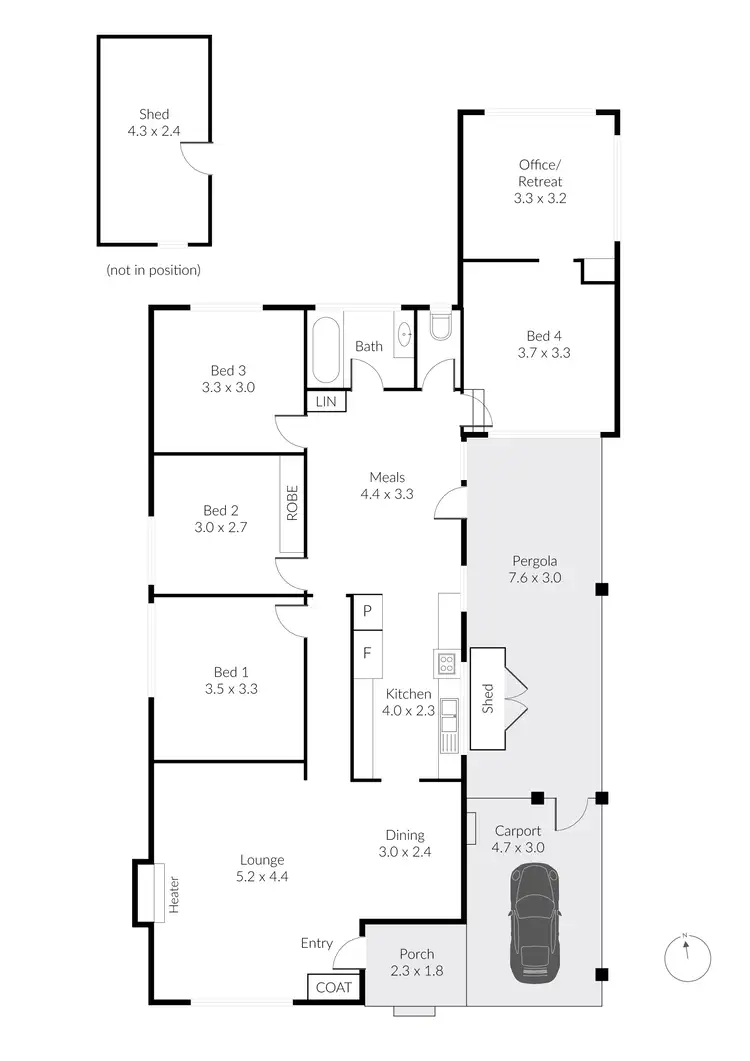 Floorplan of Homely house listing, 6 Buckingham Street, Lara VIC 3212