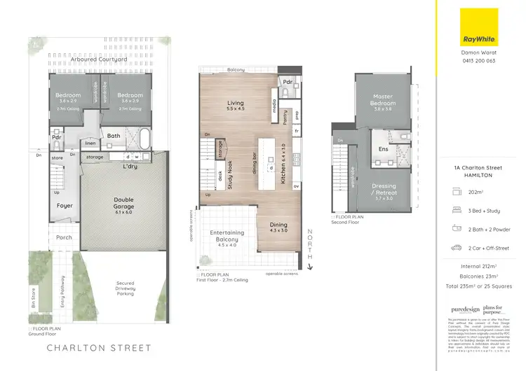 Floorplan of Homely house listing, 1A Charlton Street, Hamilton QLD 4007