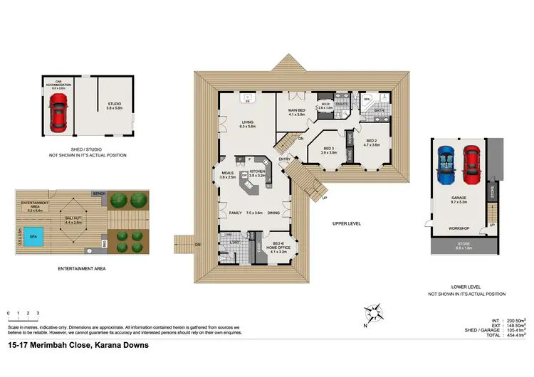 Floorplan of Homely rural property listing, 15 Merimbah Close, Karana Downs QLD 4306