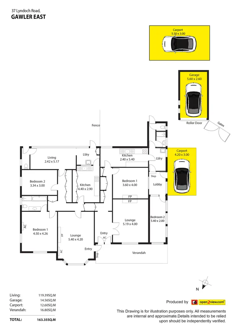 Floorplan of Homely house listing, 37 Lyndoch Road, Gawler East SA 5118