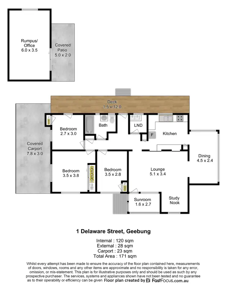 Floorplan of Homely house listing, 1 Delaware Street, Geebung QLD 4034