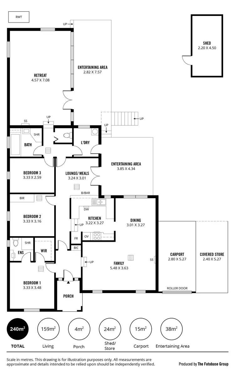 Floorplan of Homely house listing, 2 Wyoming Way, Happy Valley SA 5159