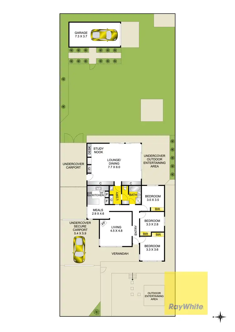 Floorplan of Homely house listing, 3 Loris Close, Grovedale VIC 3216