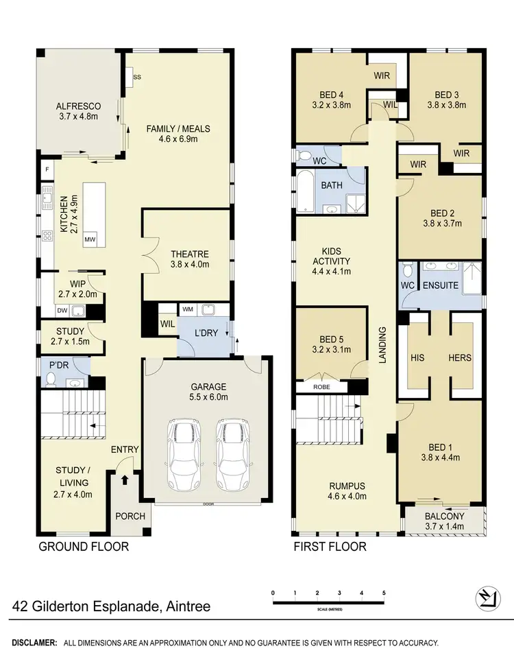 Floorplan of Homely house listing, 42 Gilderton Esplanade, Aintree VIC 3336