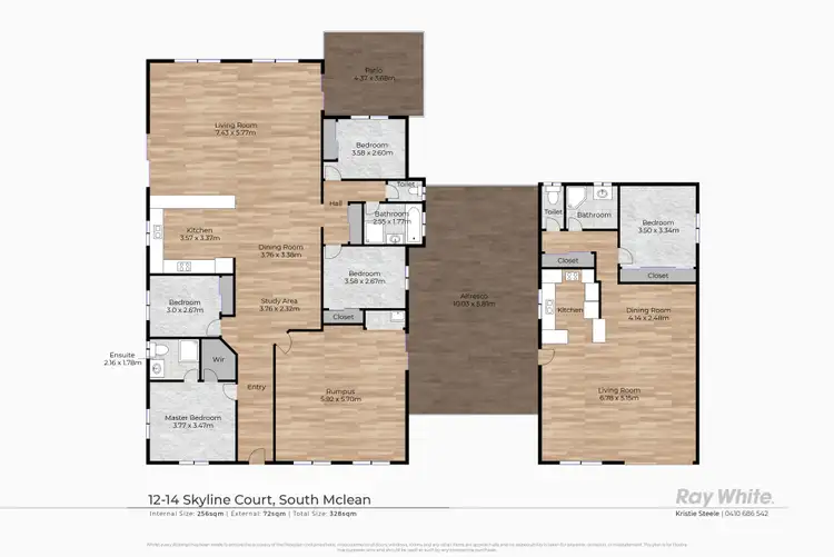 Floorplan of Homely house listing, 12-14 Skyline Court, South Maclean QLD 4280