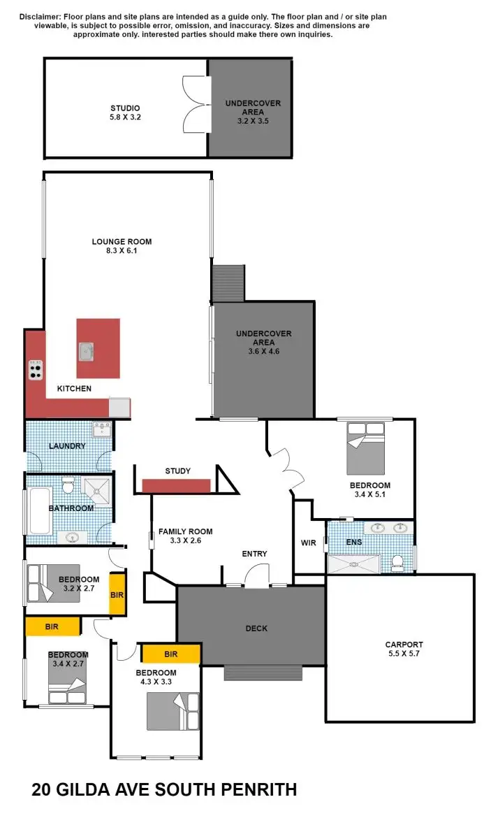Floorplan of Homely house listing, 20 Gilda Avenue, South Penrith NSW 2750