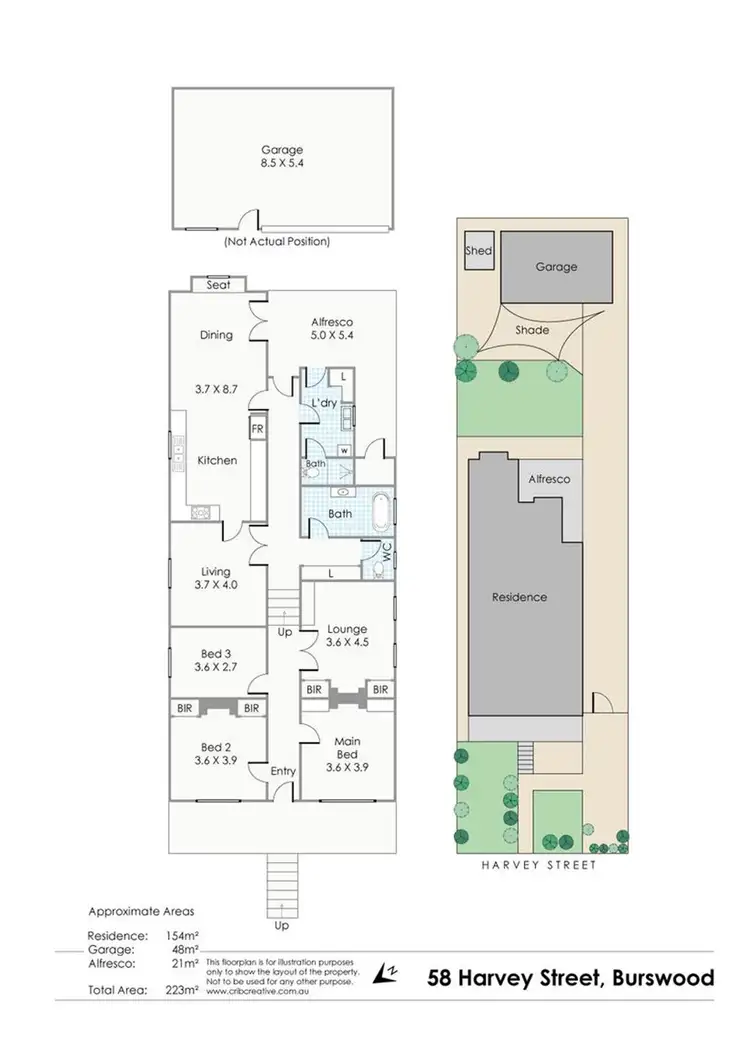 Floorplan of Homely house listing, 58 Harvey Street, Burswood WA 6100