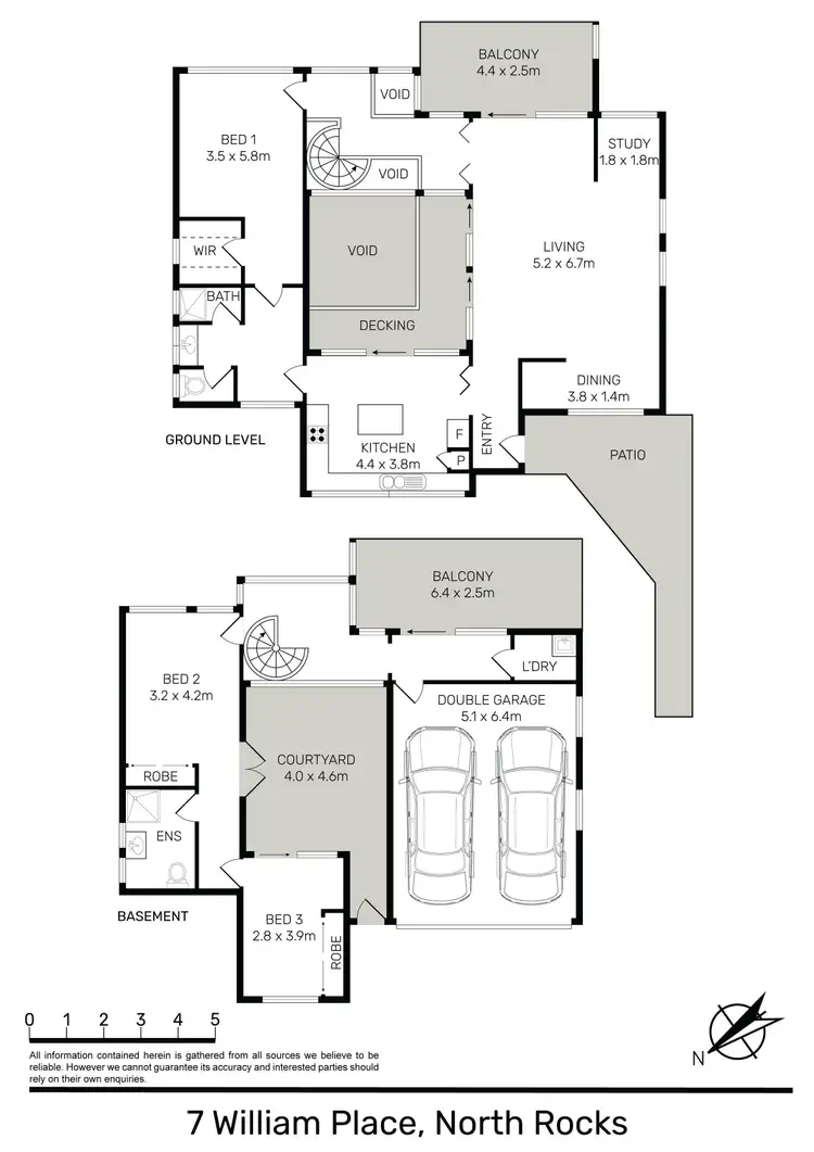 Floorplan of Homely house listing, 7 William Place, North Rocks NSW 2151