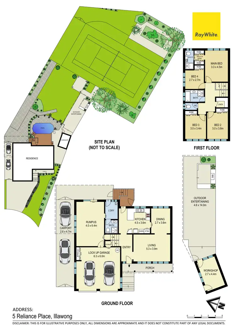 Floorplan of Homely house listing, 5 Reliance Place, Illawong NSW 2234