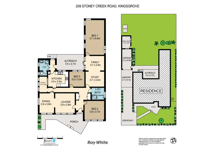 Floorplan of Homely house listing, 209 Stoney Creek Road, Kingsgrove NSW 2208