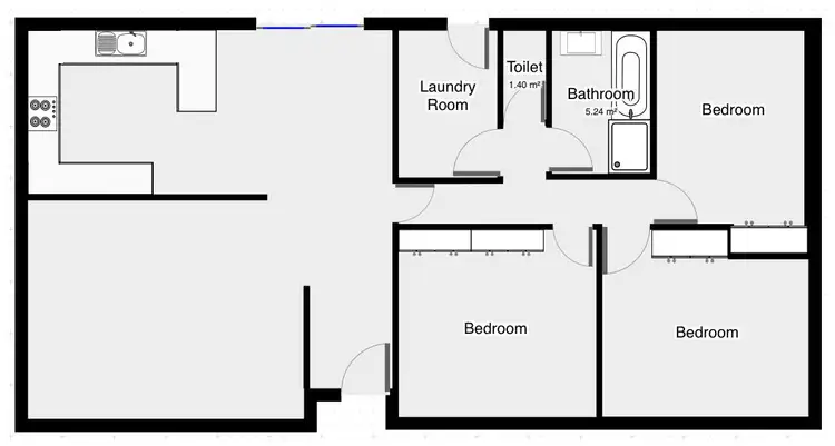 Floorplan of Homely house listing, 4 Zhoe Court, Mildura VIC 3500