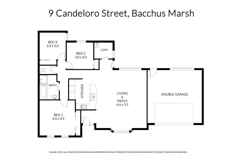 Floorplan of Homely unit listing, 9 Candeloro Street, Bacchus Marsh VIC 3340
