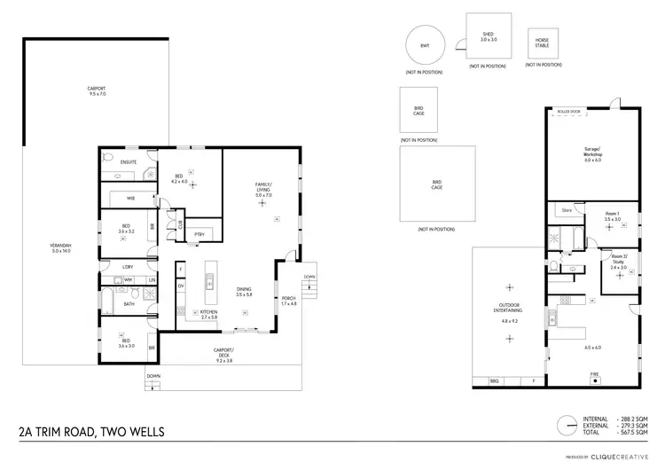 Floorplan of Homely house listing, 2A Trim Road, Two Wells SA 5501