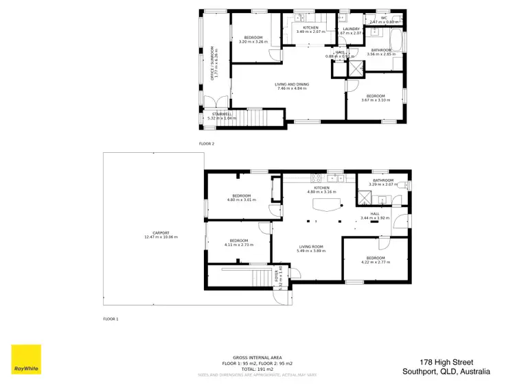 Floorplan of Homely house listing, 178 High Street, Southport QLD 4215