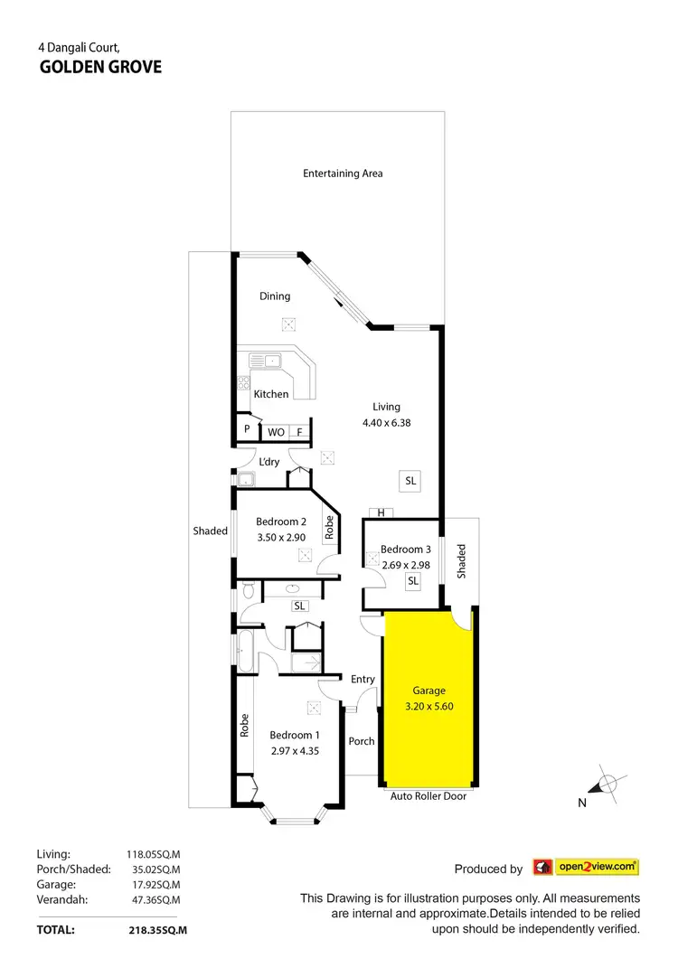 Floorplan of Homely house listing, 4 Dangali Court, Golden Grove SA 5125