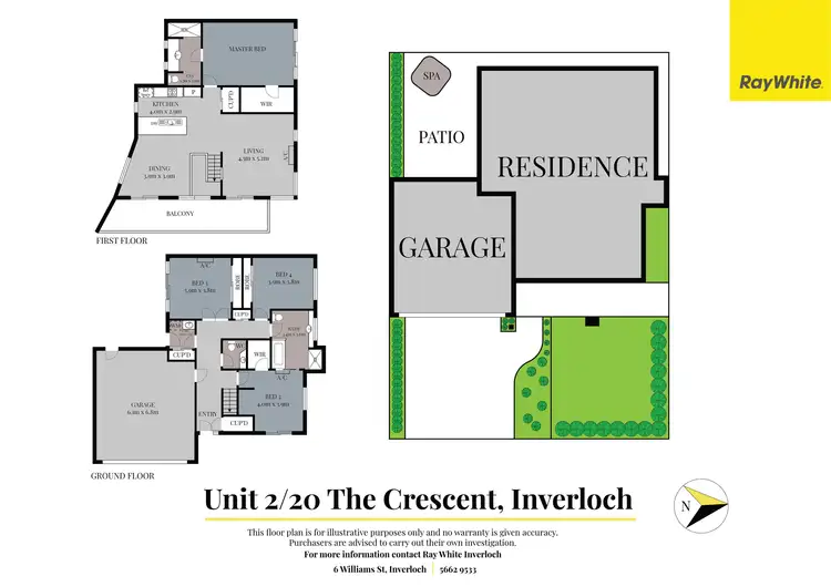 Floorplan of Homely house listing, 2/20 The Crescent, Inverloch VIC 3996