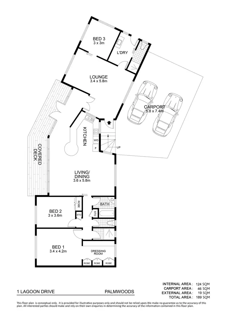 Floorplan of Homely house listing, 1 Lagoon Drive, Palmwoods QLD 4555