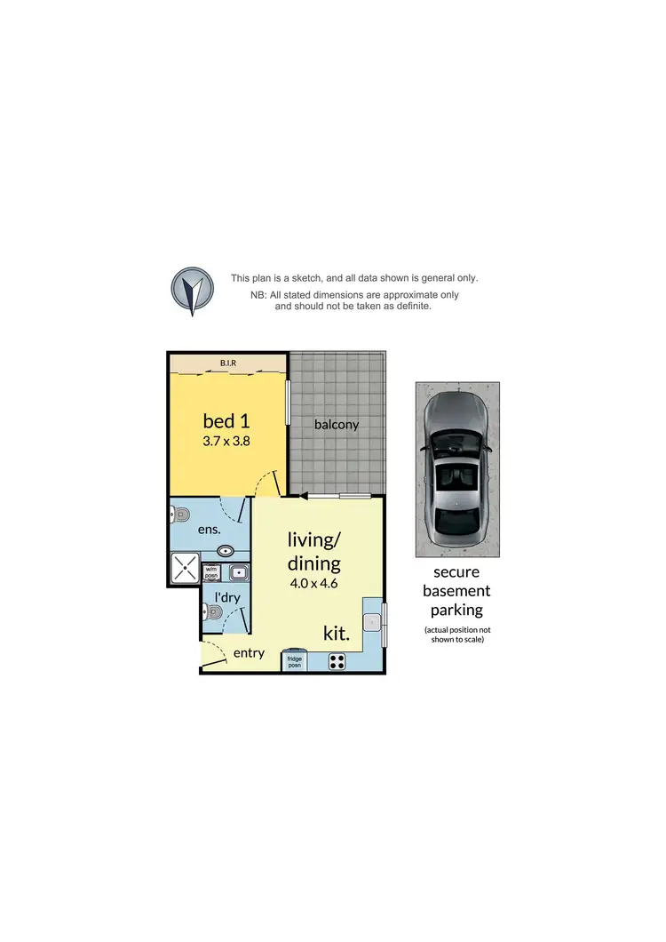 Floorplan of Homely unit listing, 306/4 Alfrick Road, Croydon VIC 3136