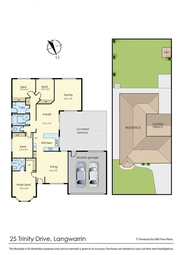 Floorplan of Homely house listing, 25 Trinity Drive, Langwarrin VIC 3910