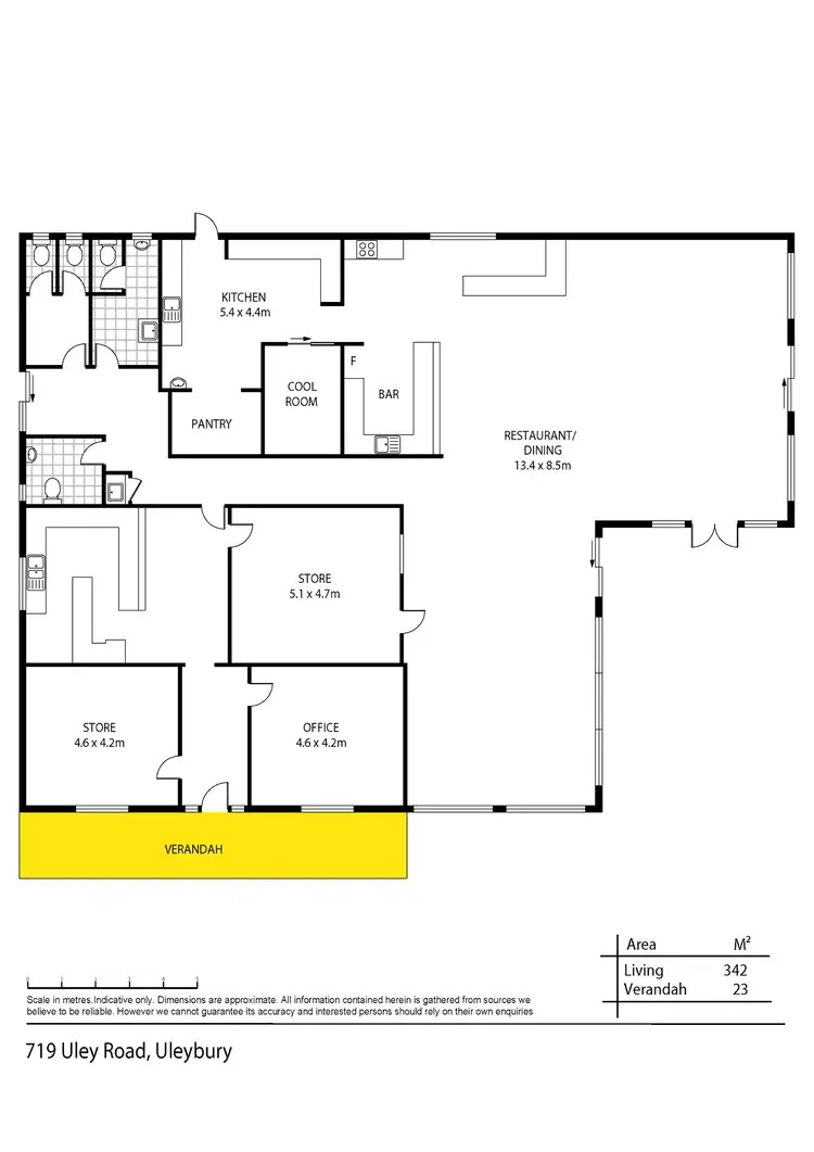 Floorplan of Homely rural property listing, 719 Uley Road, Uleybury SA 5114