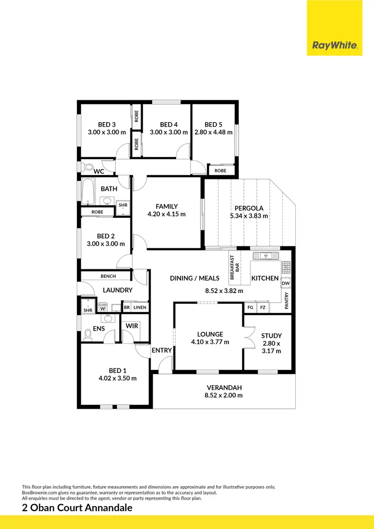 Floorplan of Homely house listing, 2 Oban Court, Annandale QLD 4814