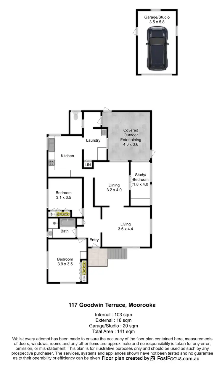 Floorplan of Homely house listing, 117 Goodwin Terrace, Moorooka QLD 4105