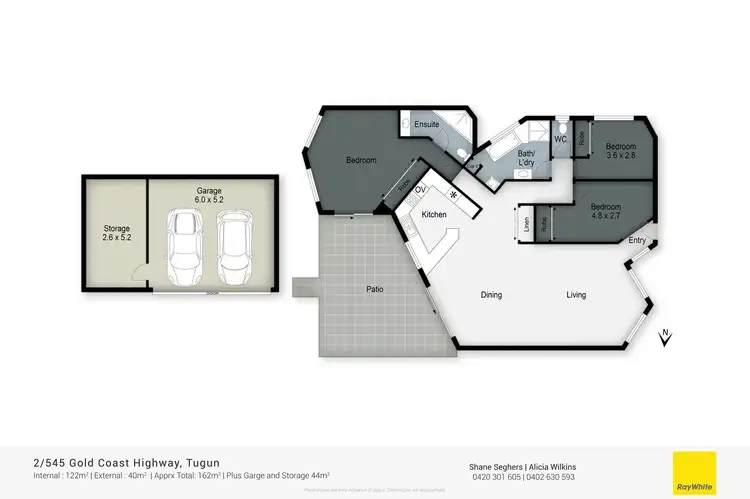 Floorplan of Homely unit listing, 2/545 Gold Coast Highway, Tugun QLD 4224