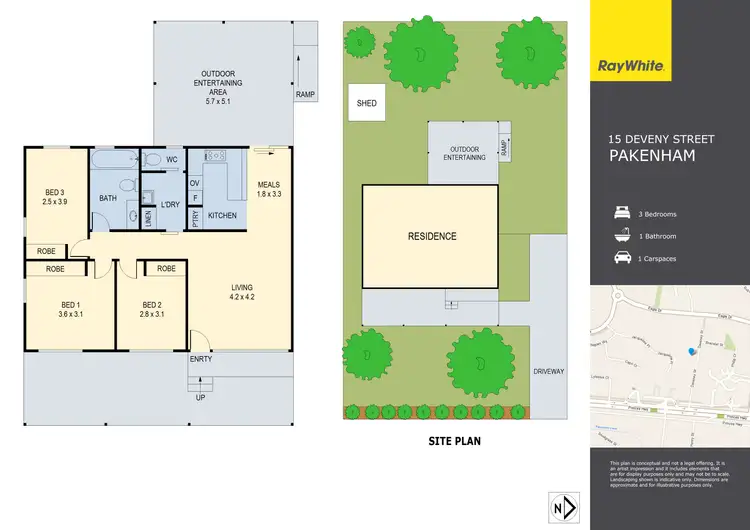 Floorplan of Homely house listing, 15 Deveney Street, Pakenham VIC 3810