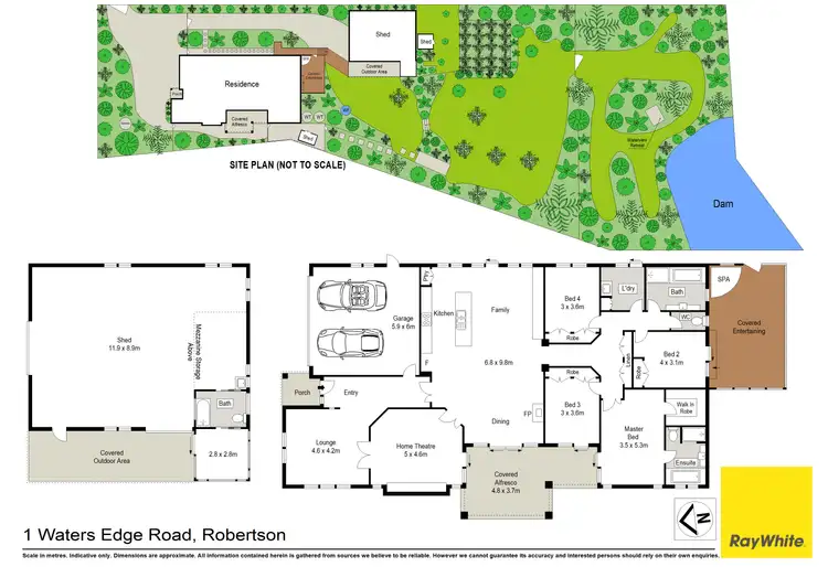 Floorplan of Homely house listing, 1 Waters Edge Road, Robertson NSW 2577