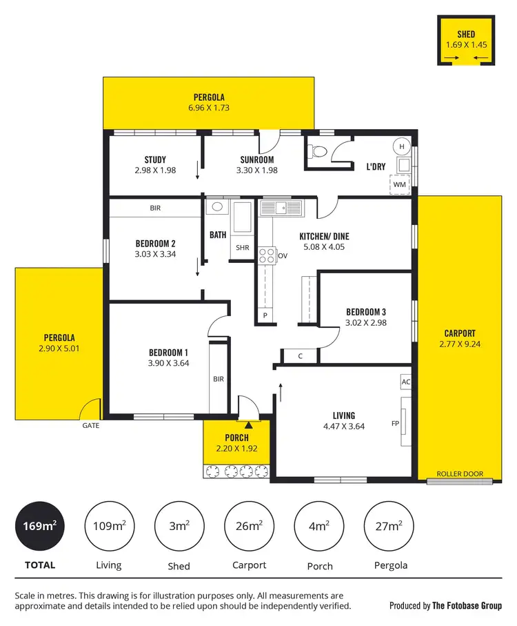 Floorplan of Homely house listing, 47 Scottish Avenue, Clovelly Park SA 5042