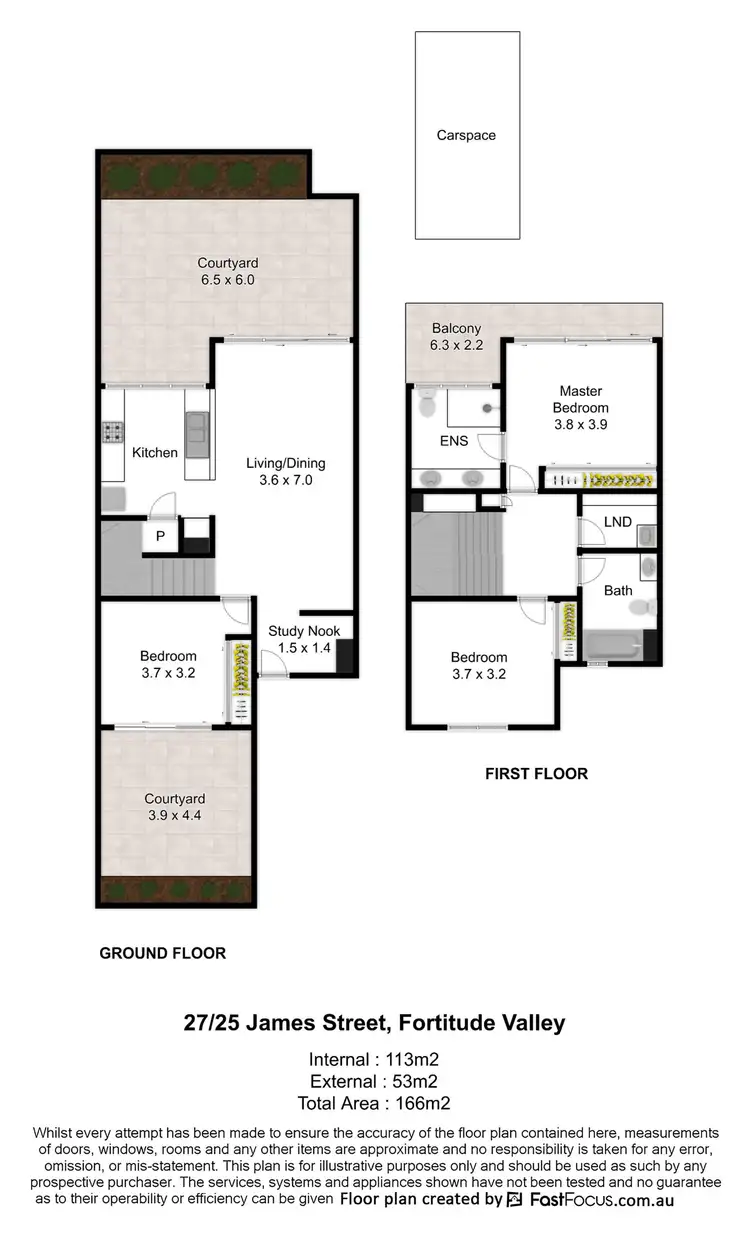 Floorplan of Homely apartment listing, 27/25 James Street, Fortitude Valley QLD 4006
