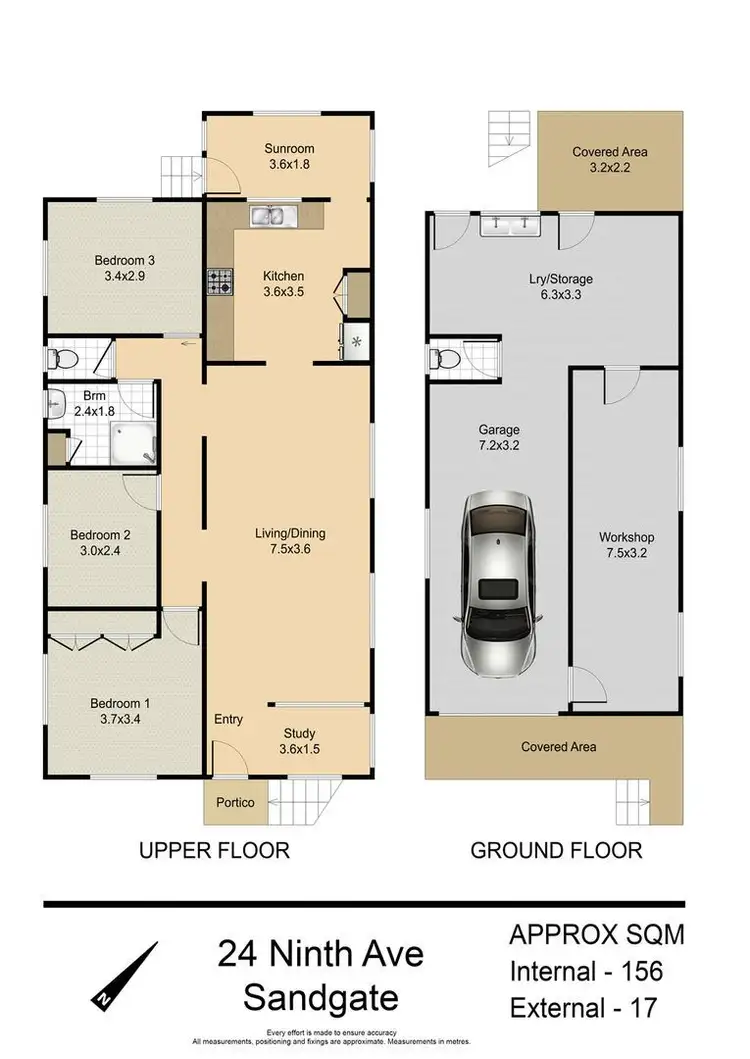 Floorplan of Homely house listing, 24 Ninth Avenue, Sandgate QLD 4017