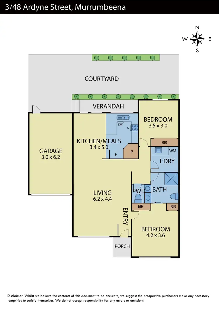 Floorplan of Homely unit listing, 3/48 Ardyne Street, Murrumbeena VIC 3163
