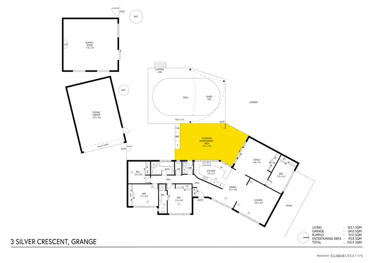 Floorplan of Homely house listing, 3 Silver Crescent, Grange SA 5022
