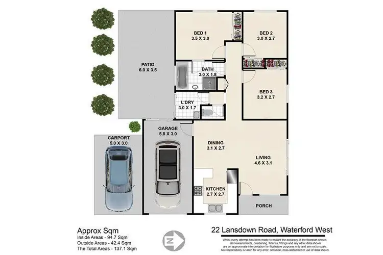Floorplan of Homely house listing, 22 Lansdown Road, Waterford West QLD 4133