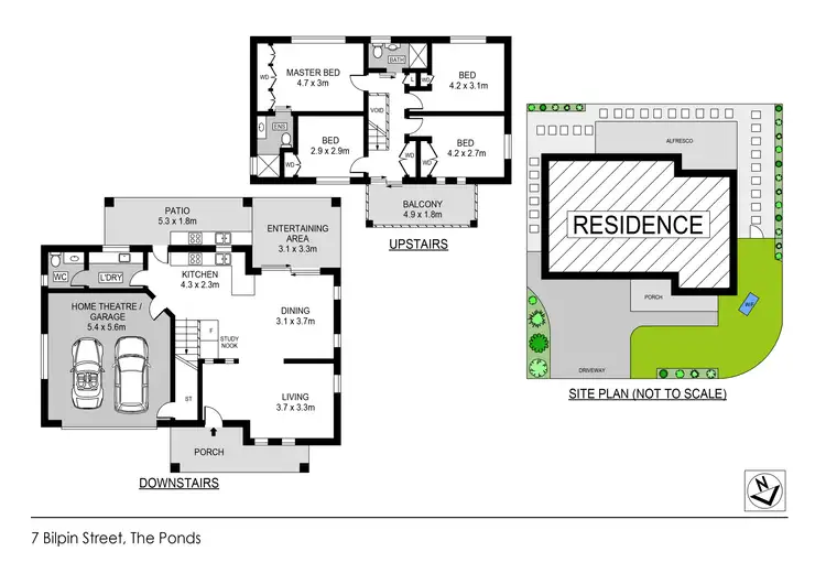 Floorplan of Homely house listing, 7 Bilpin Street, The Ponds NSW 2769