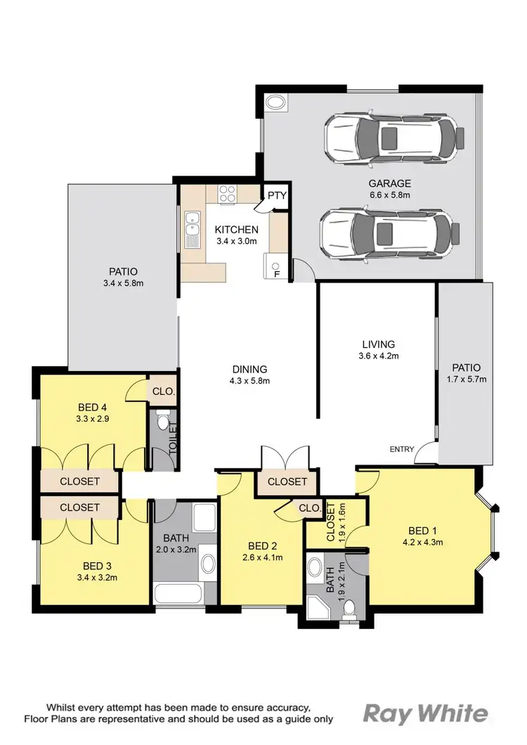 Floorplan of Homely house listing, 15 Calogero Drive, Bracken Ridge QLD 4017