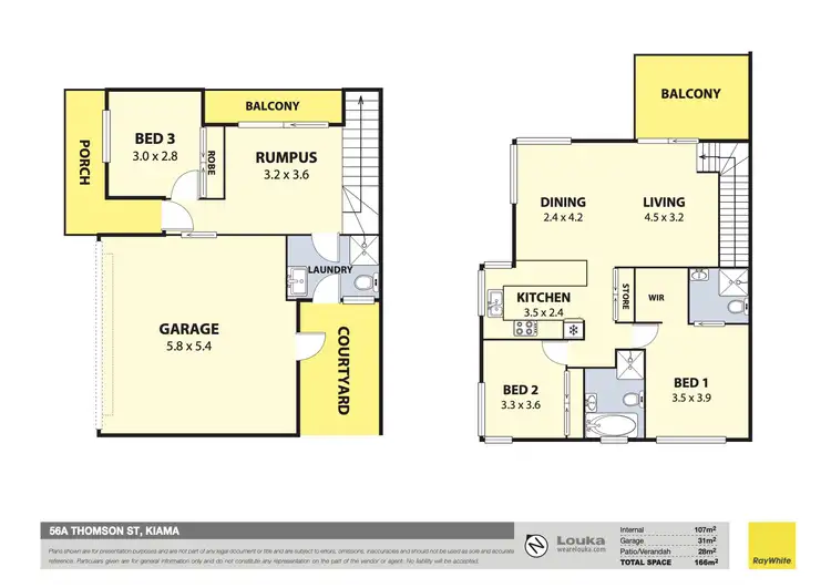 Floorplan of Homely townhouse listing, 56a Thomson Street, Kiama NSW 2533