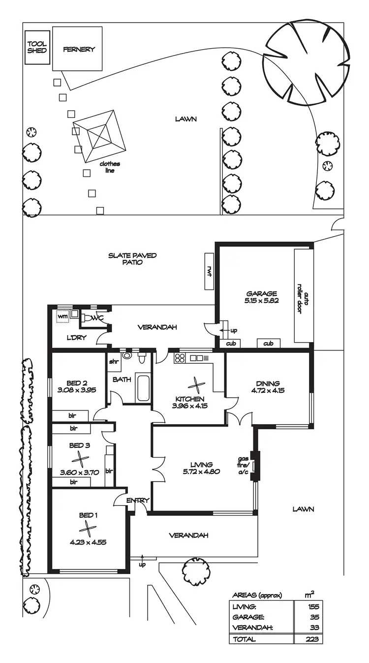 Floorplan of Homely house listing, 61 Cross Road, Urrbrae SA 5064
