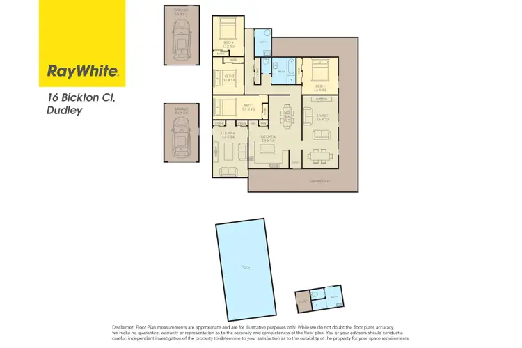 Floorplan of Homely house listing, 16 Bickton Close, Dudley NSW 2290