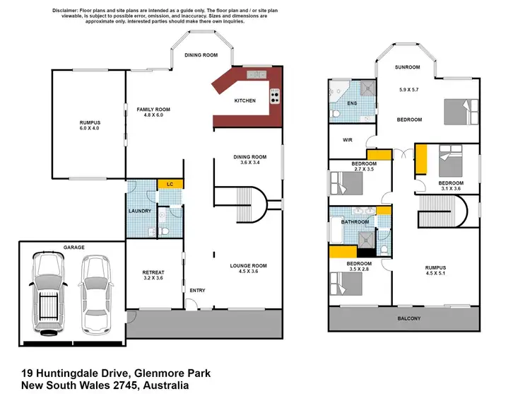 Floorplan of Homely house listing, 19 Huntingdale Drive, Glenmore Park NSW 2745