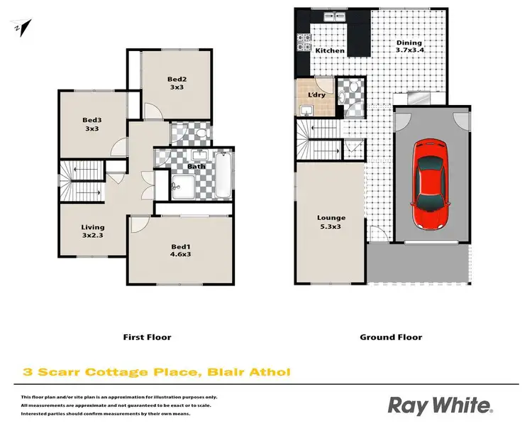 Floorplan of Homely house listing, 3 Scarr cottage Place, Blair Athol NSW 2560
