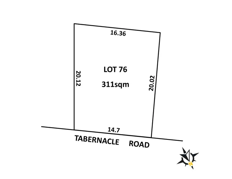 Floorplan of Homely land listing, 23 Tabernacle Road, Encounter Bay SA 5211