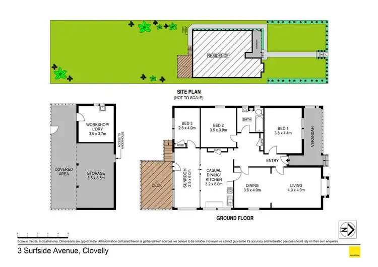 Floorplan of Homely house listing, 3 Surfside Avenue, Clovelly NSW 2031