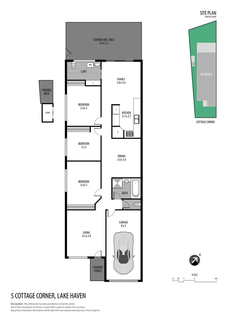 Floorplan of Homely house listing, 5 Cottage Corner, Lake Haven NSW 2263