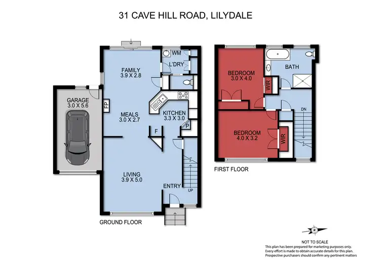 Floorplan of Homely townhouse listing, 31 Cave Hill Road, Lilydale VIC 3140