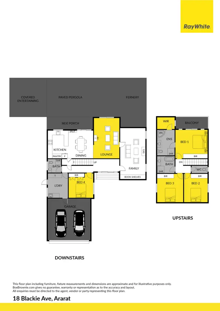 Floorplan of Homely house listing, 18 Blackie Avenue, Ararat VIC 3377