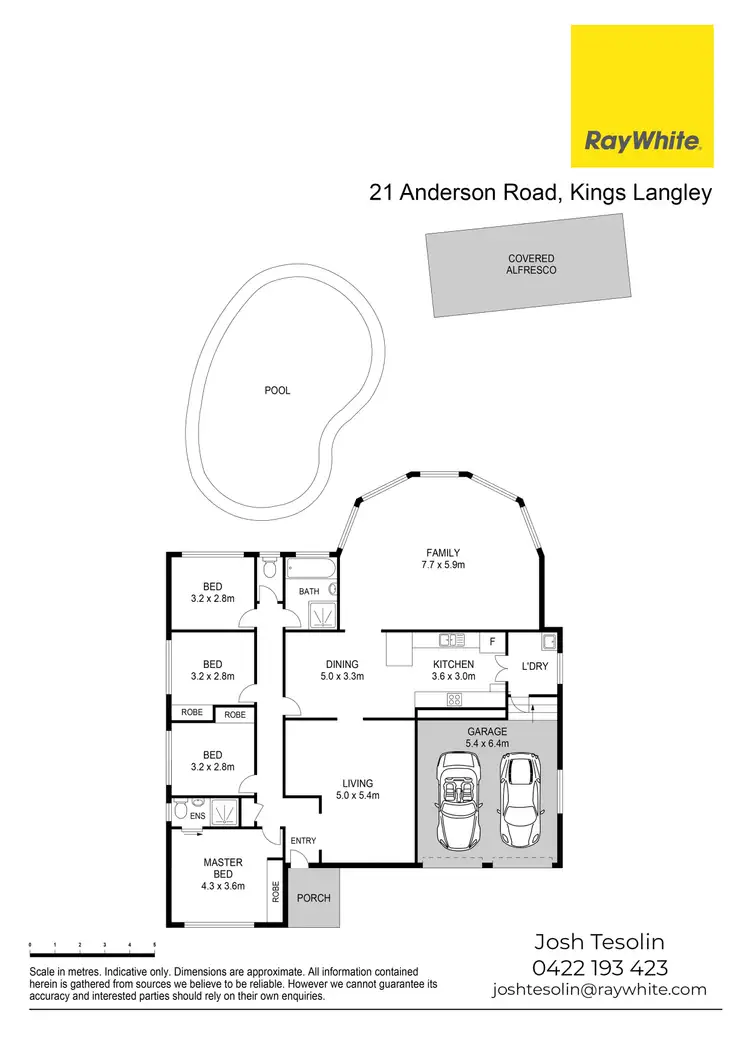 Floorplan of Homely house listing, 21 Anderson Road, Kings Langley NSW 2147